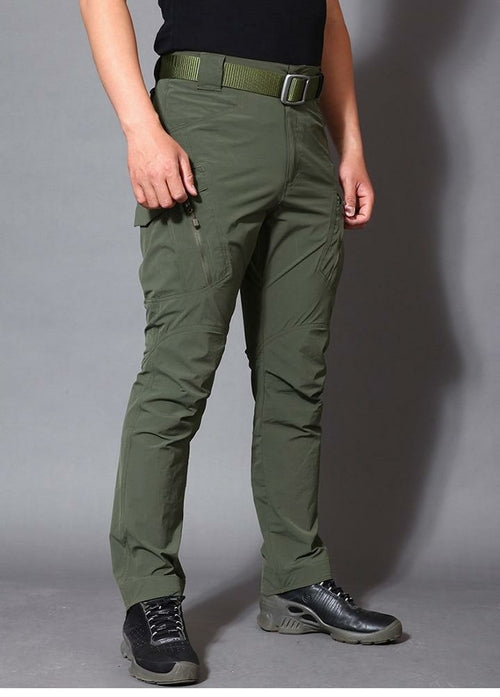 Summer Lightweight Tactical Pants Waterproof Men's Cargo Pants Quick